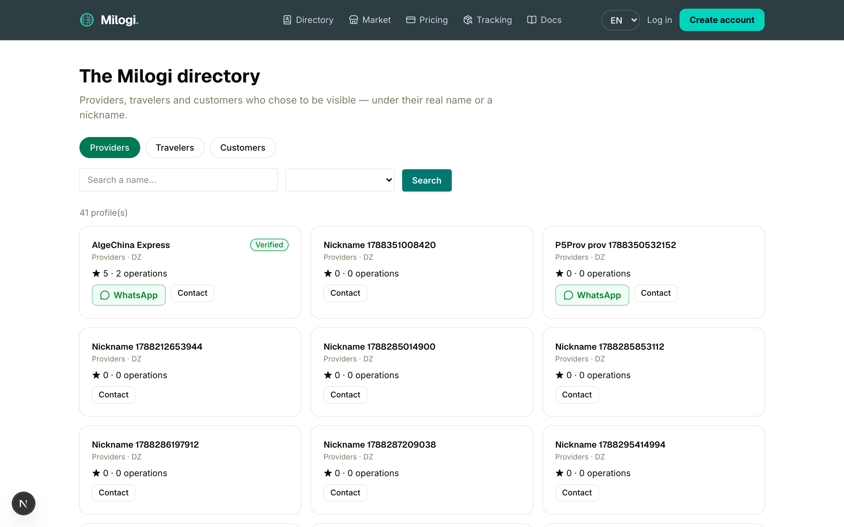 The public directory